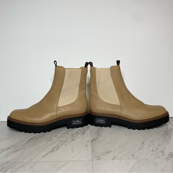 Sam Edelman Laguna Tan Leather Lug Sole Chelsea Boot 11M - Picture 7 of 14